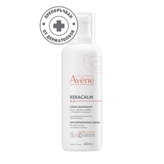 Avene XeraCalm A.D Релипидиращ крем за суха и атопична кожа 400 мл