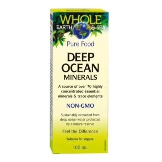Natural Factors Deep Ocean Minerals Whole earth &amp; sea®/ Дълбоководни морски минерали x 100 ml