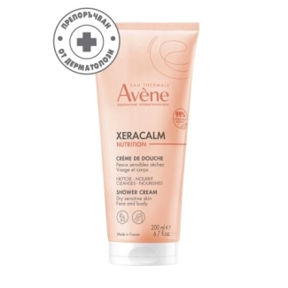 Avene Xeracalm Nutrition Душ крем за лице и тяло 200 мл