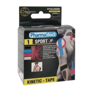 Pharmadoct КИНЕЗИО Терапевтична лента Розова 5 м х 5 см