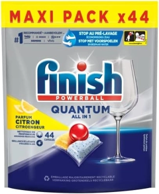 Finish All in One Таблетки за съдомиялна 44 броя Лимон