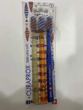 Curaprox 5460 Ultra Soft Четка за зъби х3 бр