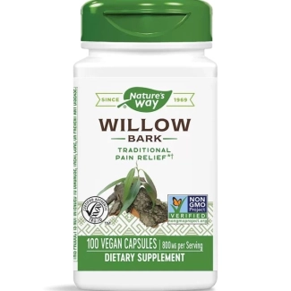 Nature’s Way Бяла върба - Болка и възпаление, 400 mg, 100 капсули