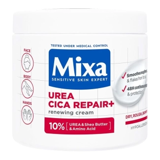 MIXA Urea Cica Repair+ Регенериращ крем за тяло за много суха кожа 400 мл