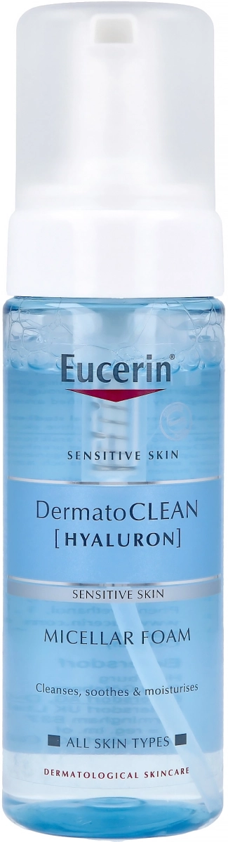 Eucerin DermatoClean Hyaluron Мицеларна пяна за всеки тип кожа 150 мл