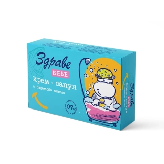 Здраве БЕБЕ Крем сапун с Бадемово масло 75 g