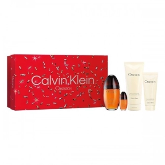 Calvin Klein Obsession EdP 100 мл + Лосион 200 мл + Душ гел 100 мл + EdP 15 мл 