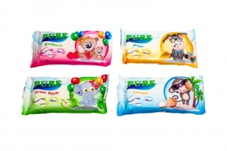 Pure Мокри кърпи 15 бр. плодове