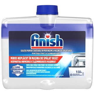 Finish Почистваща течност за съдомиялна машина 250 мл
