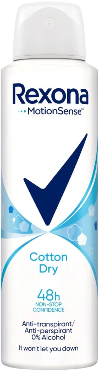 Rexona Cotton Dry Дезодорант против изпотяване за жени 150 мл