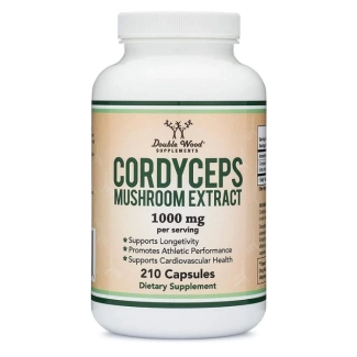 Double Wood Енергия и имунитет - Кордицепс, 210 капсули