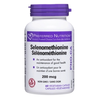 Natural Factors Selenomethionine / Селен (L-селенометионин) 200 µg, 60 капсули