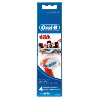 Oral-B Star Wars Extra Soft накрайници за детска електрическа четка за зъби 4 бр