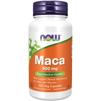 NOW Maca 500 мг 100 растителни капсули