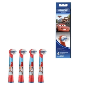 Oral-B Disney Cars Extra Soft накрайници за детска електрическа четка за зъби 4 бр