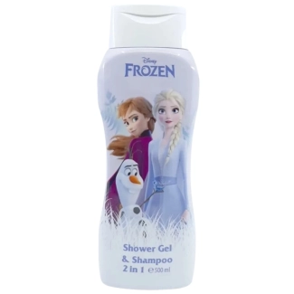 Детски душ гел 2 в 1 за коса и тяло Frozen 500 мл