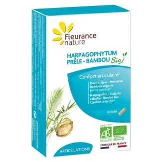 Fleurance Nature Грижа за костите и ставите - Дяволски нокът+ Хвощ и Бамбук Био, 40 капсули