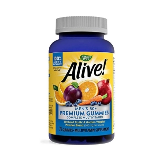 Nature's Way Alive Премиум мултивитамини за мъже Алайв - Alive! Men's Premium Gummies Multivitamin, 75 желирани таблетки