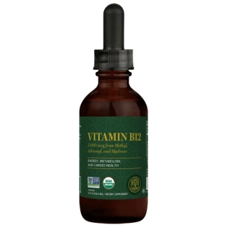 Global Healing Нервна система - Витамин B12, 5000 µg х 29.6 ml капки