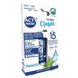ACTY MASK Балсам за устни КЛАСИК 5.7мл SPF15 Алое вера