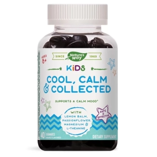 Nature’s Way Детска формула за концентрация на вниманието - Kids Cool, Calm &amp; Collected, 40 желирани таблетки