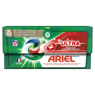 Ariel Pods+ Ultra Stain Remover Капсули за пране 27 пранета