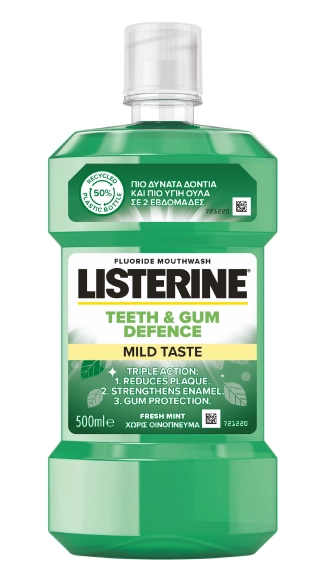 LISTERINE Teeth &amp; Gum Defence Вода за уста 500 мл