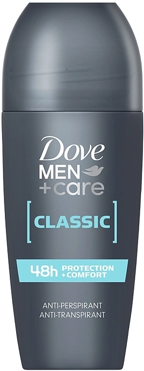 Dove MEN + CARE Classic Рол-он дезодорант против изпотяване за мъже 50 мл