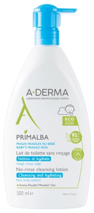 A-Derma Primalba Тоалетно почистващо мляко 500 мл