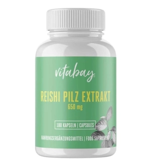 Vitabay Имунитет и енергия - Екстракт от Рейши, 180 капсули