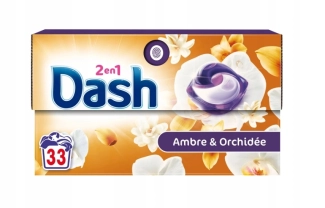 Dash Pods 3 in 1 Amber&amp;Orchid Капсули за пране 35 броя