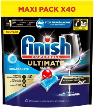 Finish Ultimate Bicarbonate Таблетки за съдомиялна 40 броя