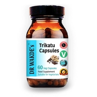DR WAKDE’s Трикату чурна (Tricatu Churna) - щитовидна жлеза, храносмилане, наднормено тегло, 60 капсули