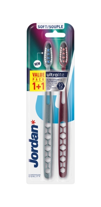 ПРОМО ДУО Jordan Ultralite Четка за зъби Софт 1+1