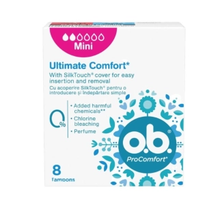 O.B. ProComfort Mini Тампони 8 бр.