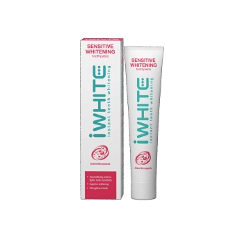 iWHITE Sensitive Whitening Избелваща паста за зъби за чувствителни зъби 75 мл