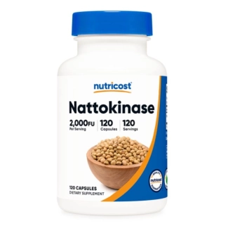 Nutricost Сърдечно-съдова система - Натокиназа (Nattokinase), 120 капсули