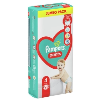 Pampers Pants Пелени - гащички Размер 4 Maxi 52 броя