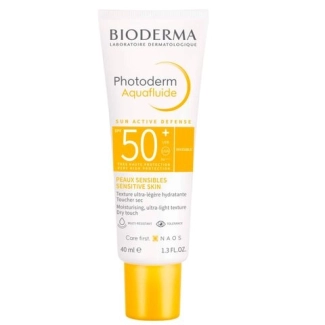Bioderma Photoderm Aquafluide Слънцезащитен матиращ флуид с освежаваща водна текстура SPF50+ 40 мл