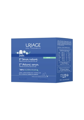 Uriage Bebe 1er Стерилни монодози за почистване на носле и очи 15х5мл.