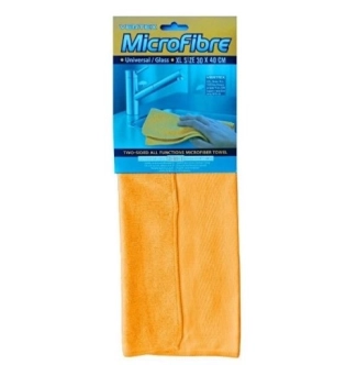 Microfibre Микрофибърна кърпа XL 30х40 cm двустранна оранж