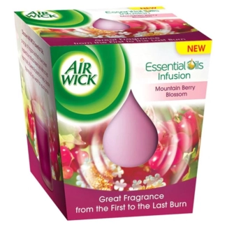 Air Wick Mountain Berry Blossom Ароматна свещ 105 гр