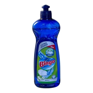 Bingo почистващ препарат за съдове ябълка 400мл