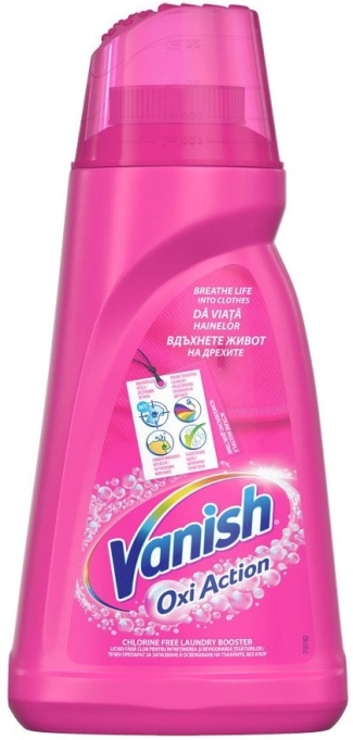 VANISH Течен гел за петна за цветни дрехи, 1 л.