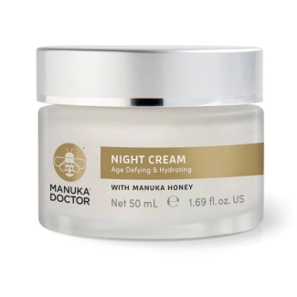 Manuka Doctor Нощен хидратиращ анти-ейдж крем за лице с мед от манука, 50 ml