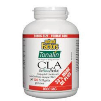 Natural Factors Tonalin® CLA the Slim Factor® / Тоналин® КЛА 1000 mg, 120 софтгел капсули