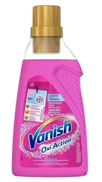 Vanish Oxi Action Гел концентрат за премахване на петна от цветни тъкани 750 мл
