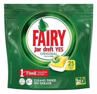 FAIRY Original All in One Таблетки за съдомиялна 25 бр.