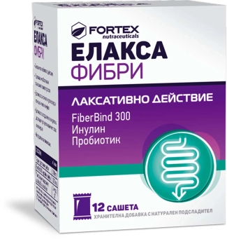 Fortex Елакса Фибри лаксативно действие 12 сашета