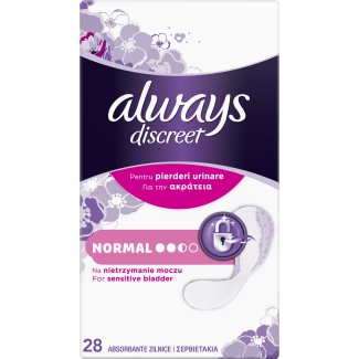 Always Discreet For Sensitive Bladder Normal Ежедневни абсорбенти за уринарна инконтиненция 28 бр